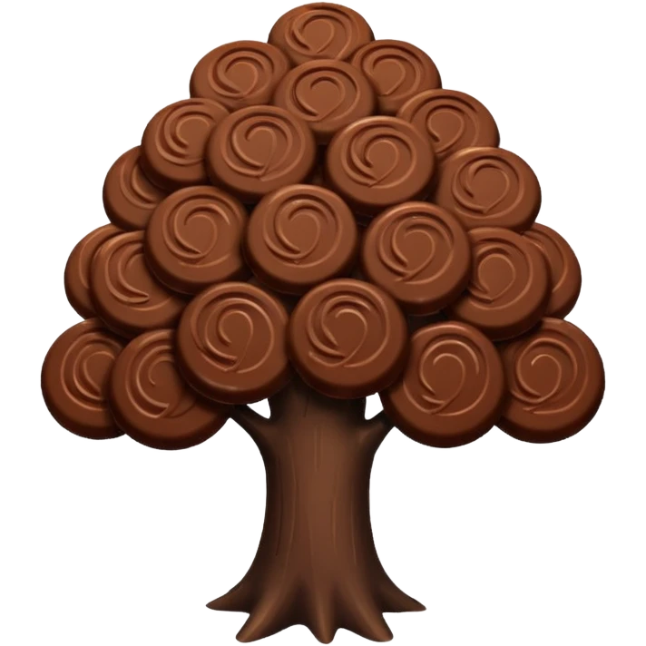 albero di ciccolata emoji