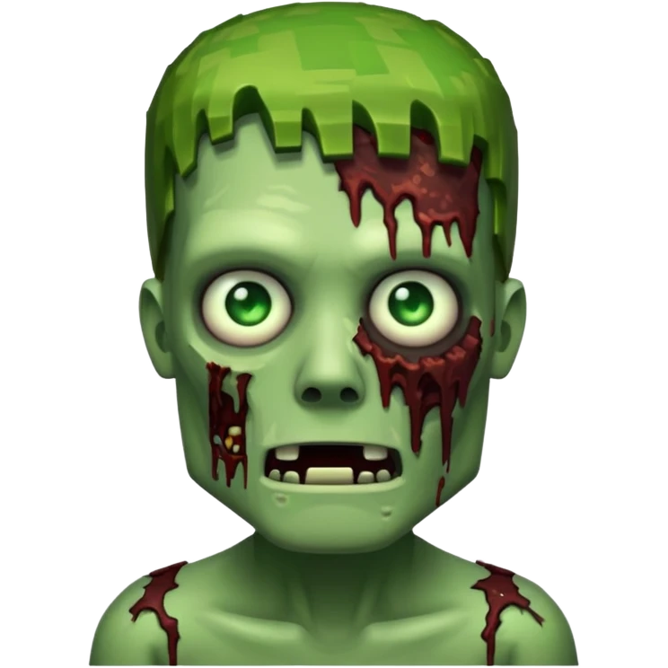 Zombie  minecraft  emoji