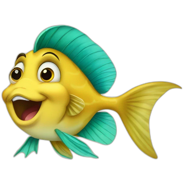 flounder from little mermaid emoji