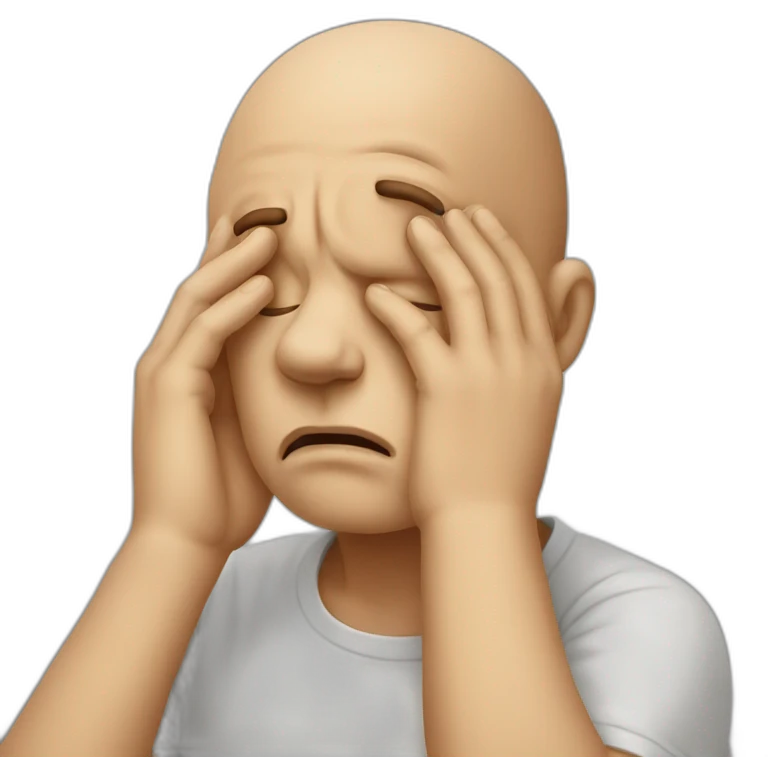Facepalming emoji