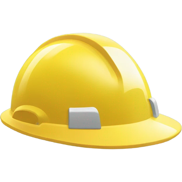 Yellow Hard hat emoji