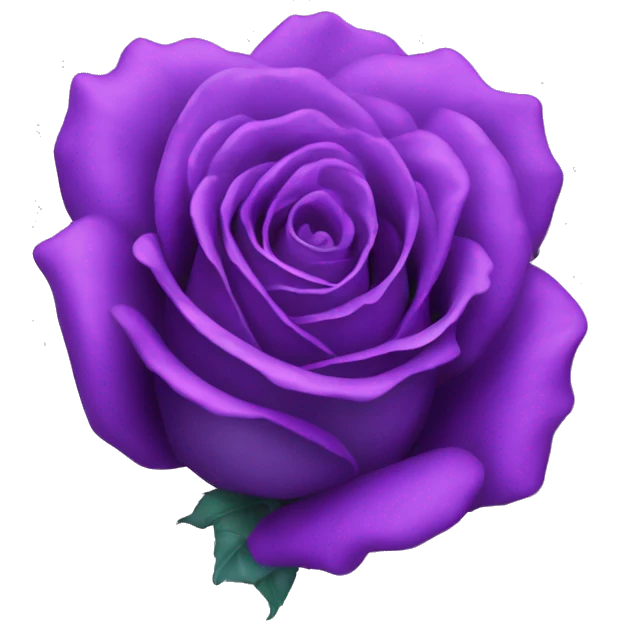 Purple coeur rose turquoise emoji
