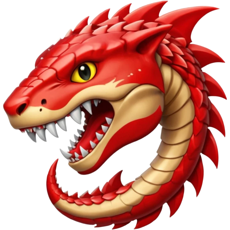 glitter red apex predator emoji