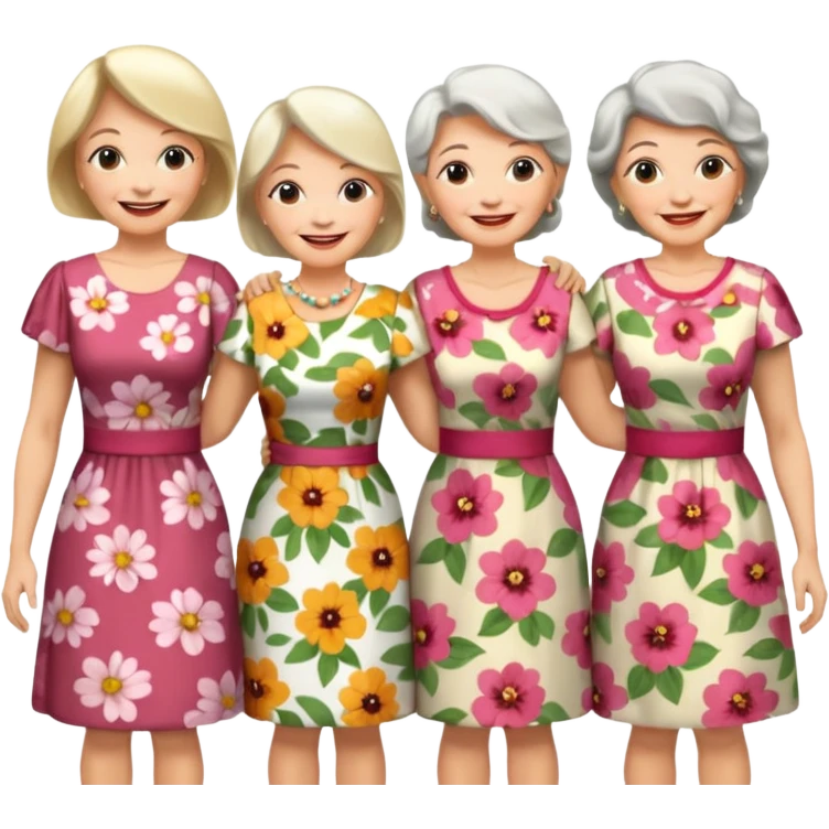 4 older ladies emoji