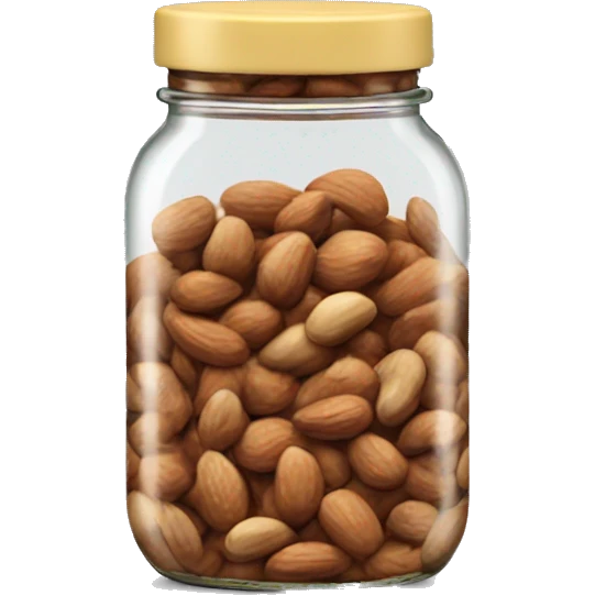 a single jar of nuts spread emoji