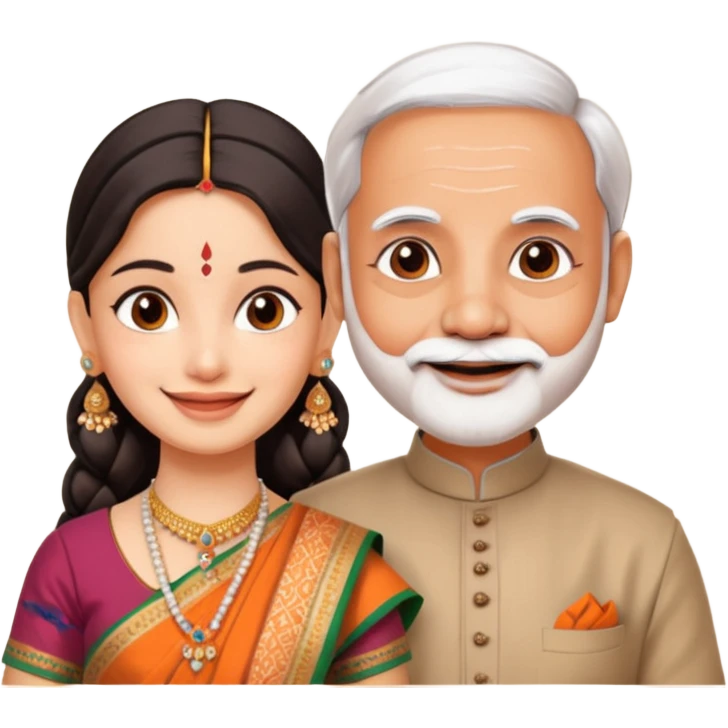 modi and sitaraman emoji