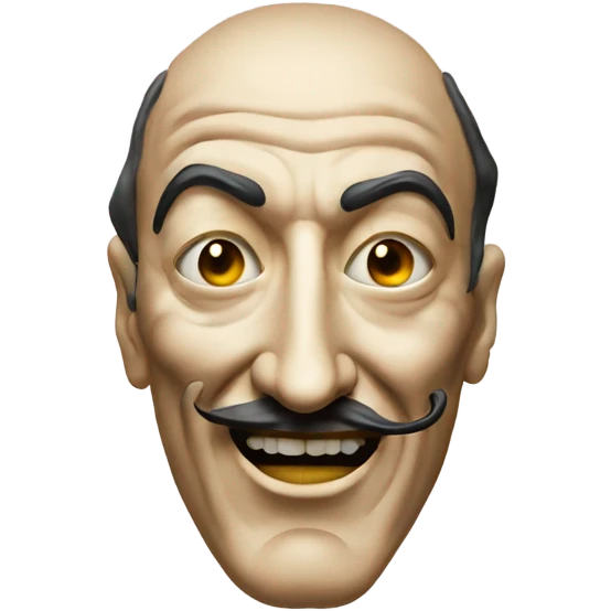 Dali mask emoji