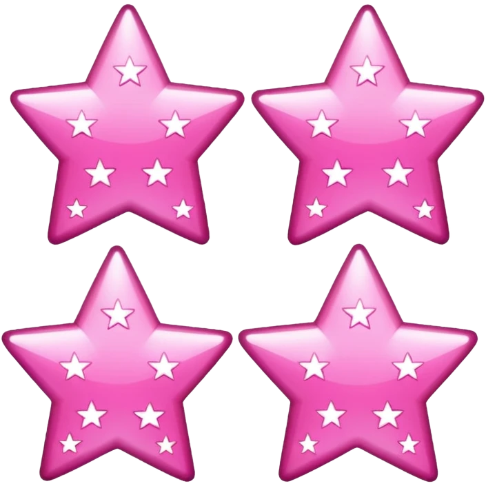3 stars 2D how that but pink “✨» emoji