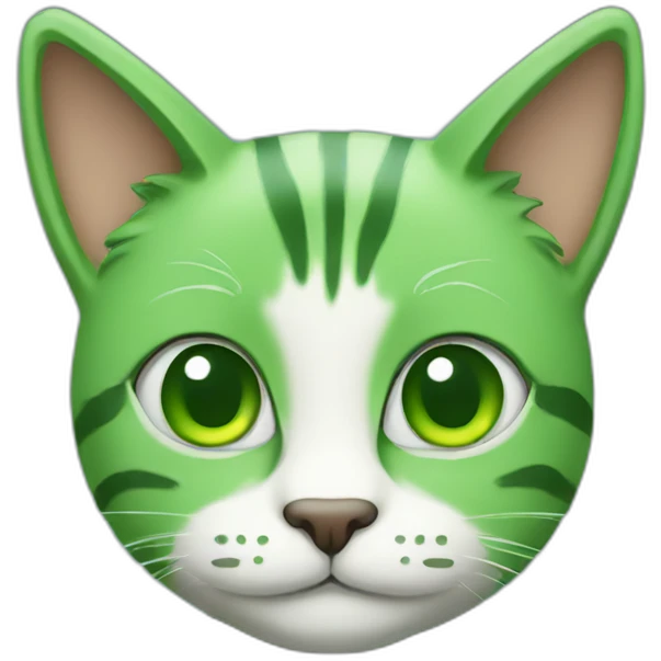 green cat emoji