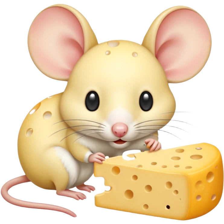 mouse cheese emoji
