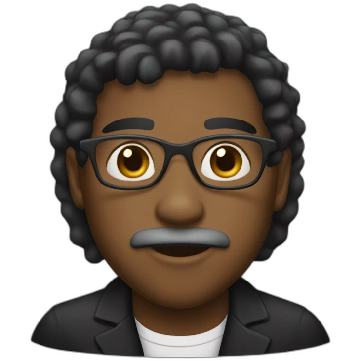 Perro pastor negro emoji