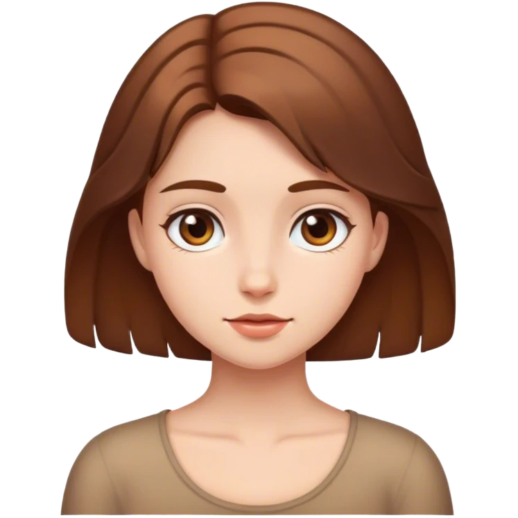 brown haired girl  emoji