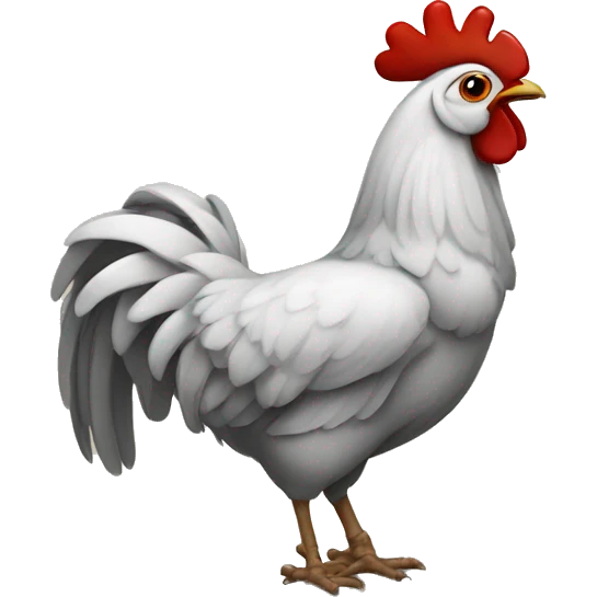 Pollo brincando tierno  emoji