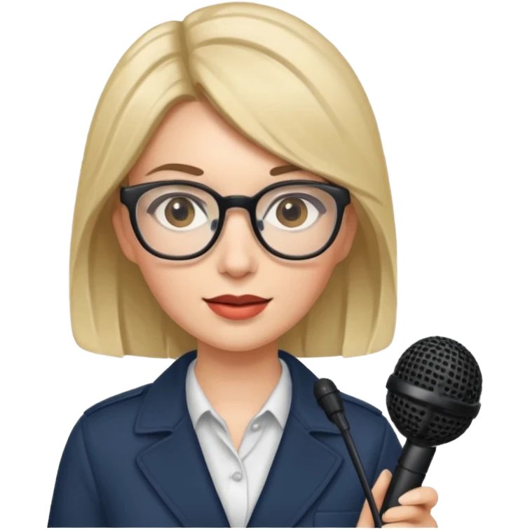 Female journalist emoji