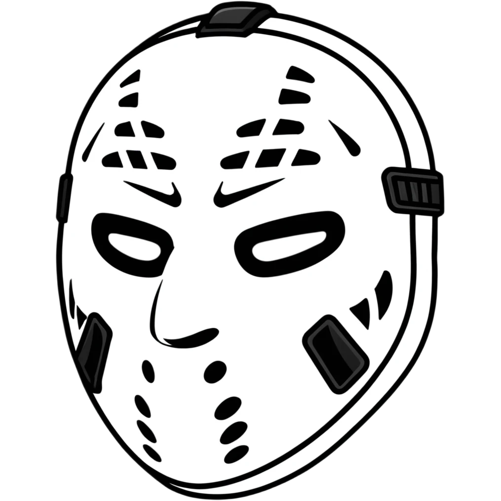 Hockey mask emoji