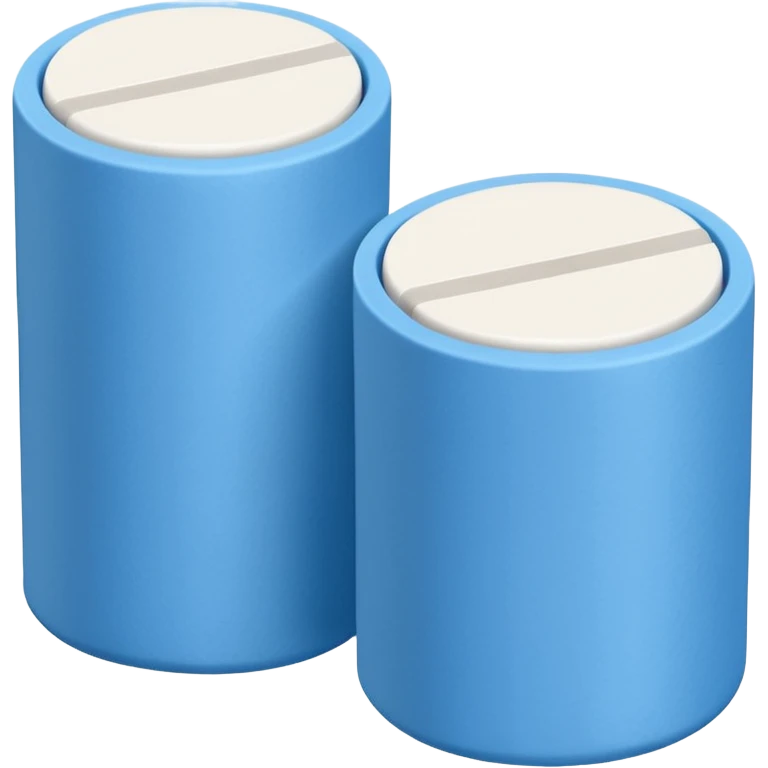 A single rounded white eraser with blue wrap emoji
