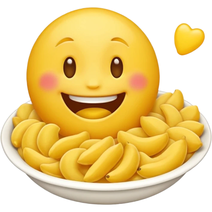 Emoji eating a ton of food emoji