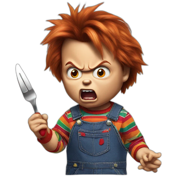 Chucky hungry  emoji