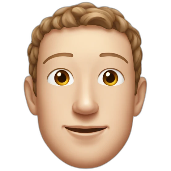 Mark Zuckerberg face sunscreen emoji