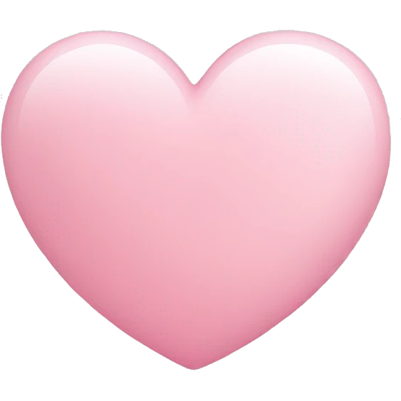 light-pink-heart emoji
