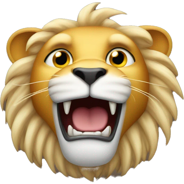 lion in the form of a fish emoji