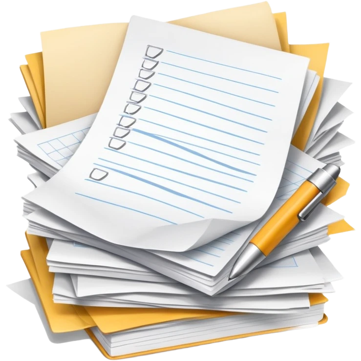 endless to-do list emoji