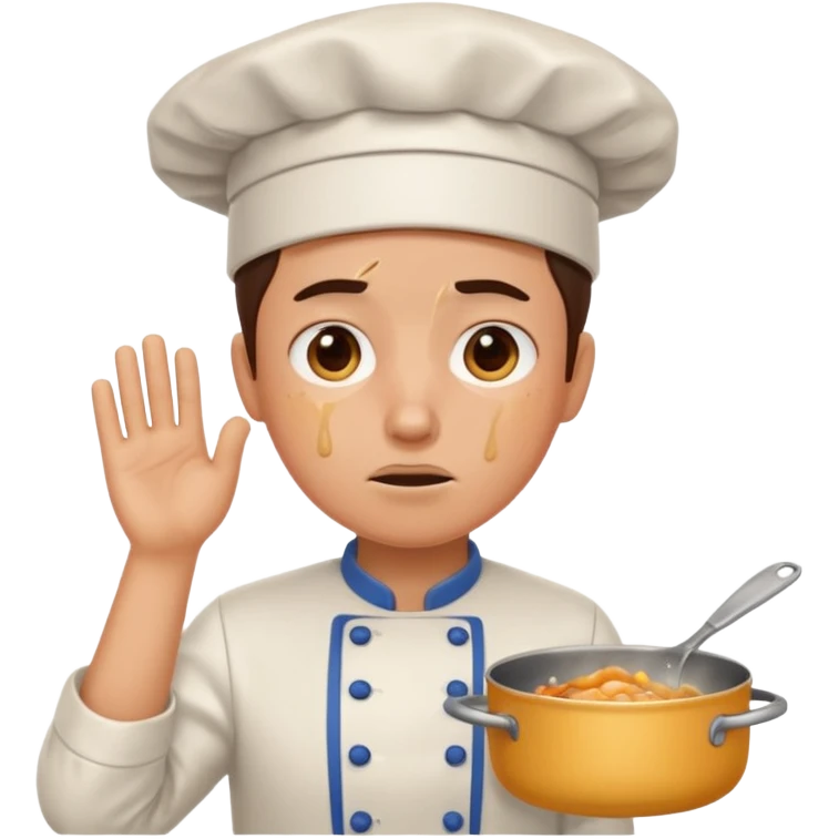 cooking exhausting emoji