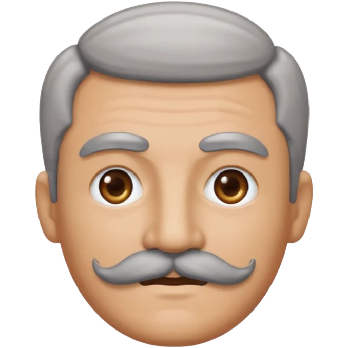 The  🥸 emoji but with gray eyebrows and mustache emoji