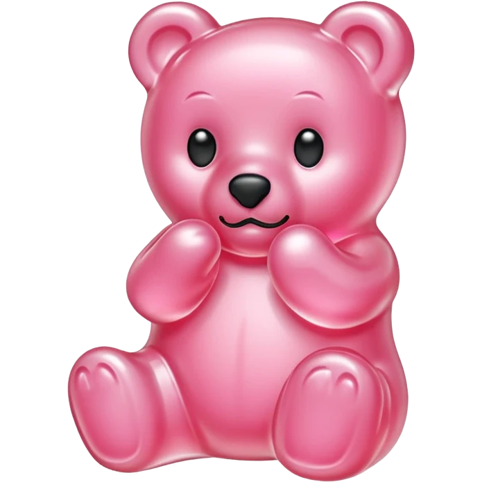 light pink gummy bear emoji