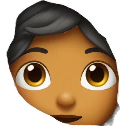 girl hiding in blanket emoji