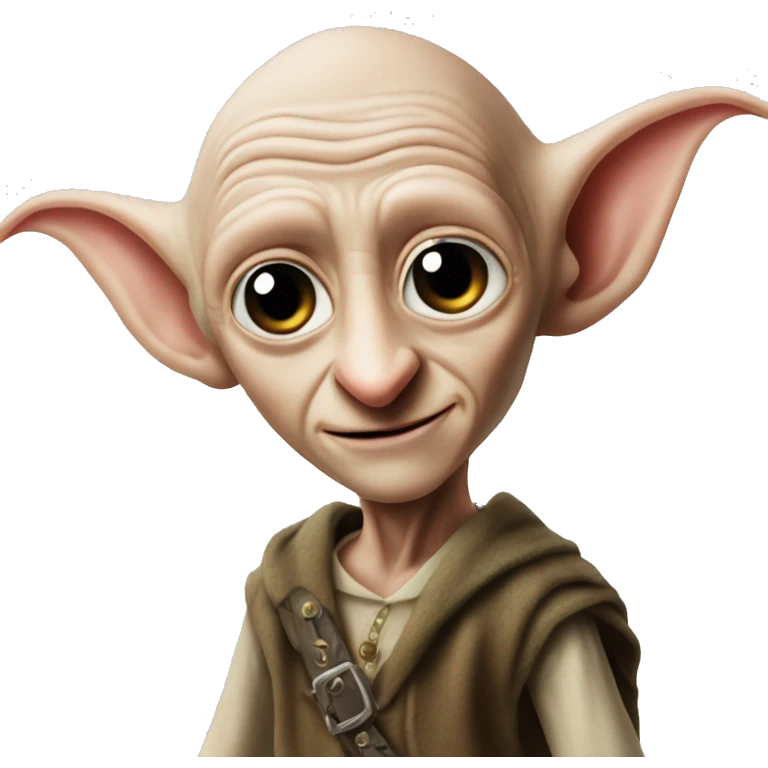 Dobby elf rockstar style emoji