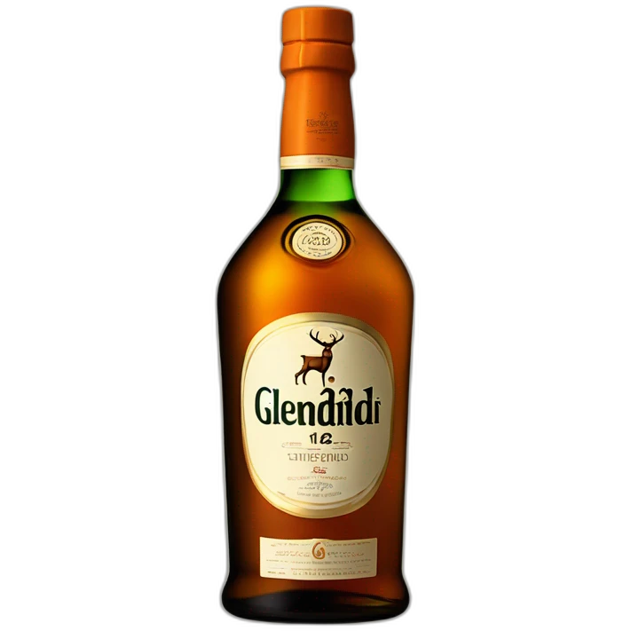 Glenfiddich 12 whiskey bottle  emoji