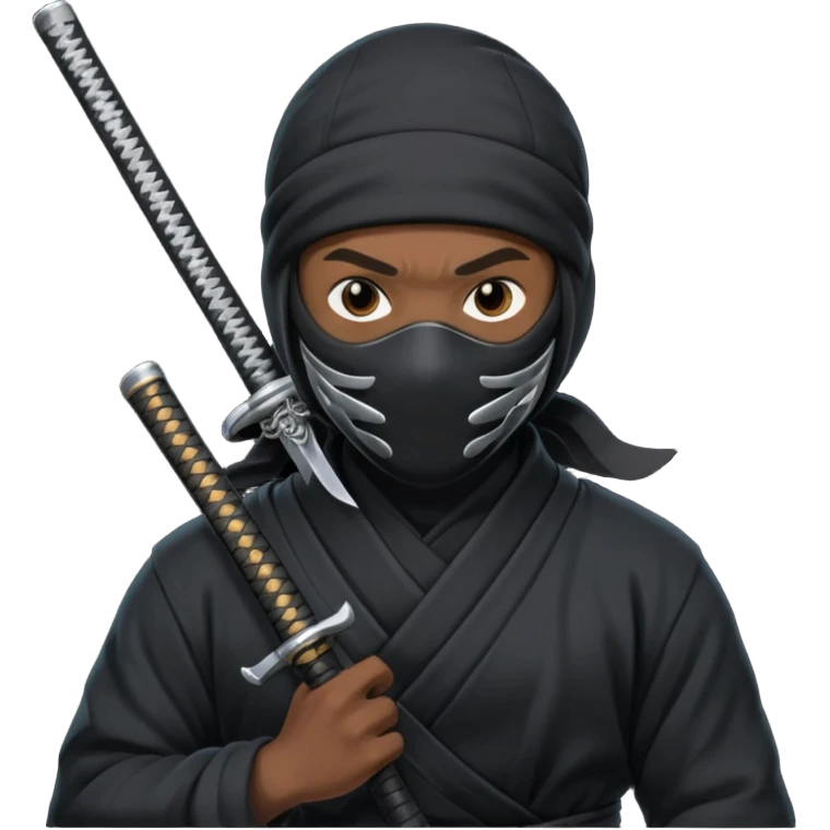 Una persona así Ninja pero que esté así como mala pero que sea mala y ya rapera O sea que allá que la foto digo que el emoji sea un Ninja Ninja Ninja sosteniendo una arma emoji