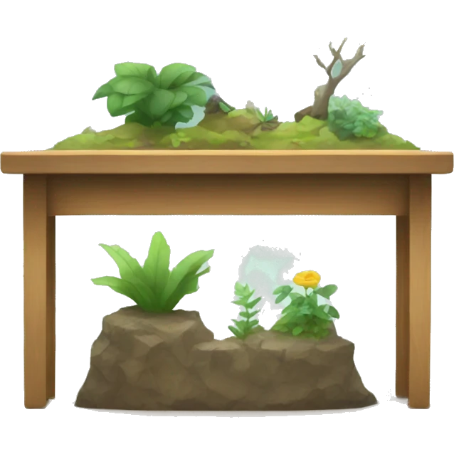 Terrarium table emoji