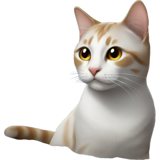 Cat on moon emoji