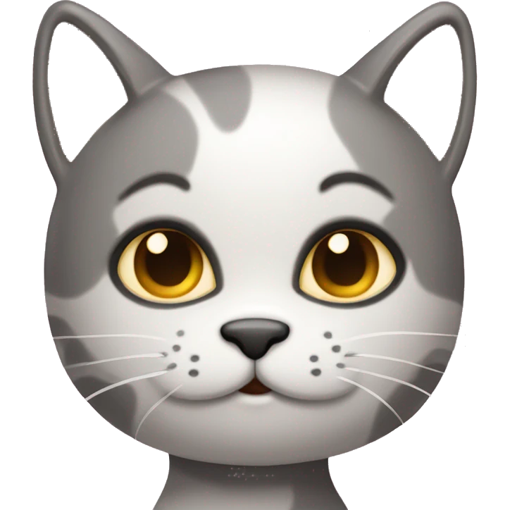 Gato con globo de cumpleaños  emoji