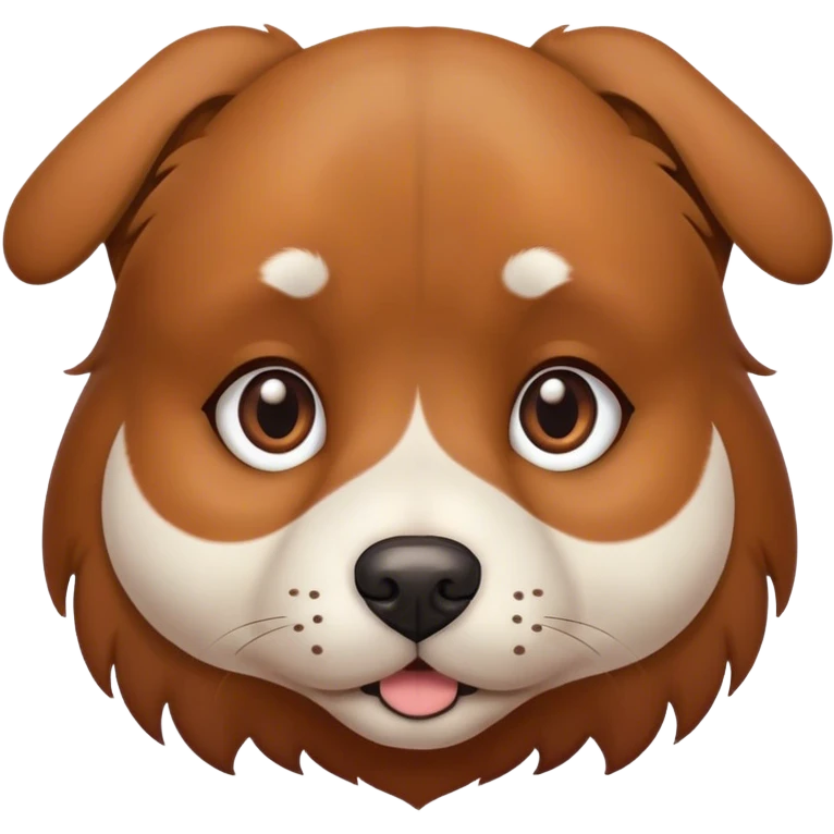 realistic dog portrait  emoji