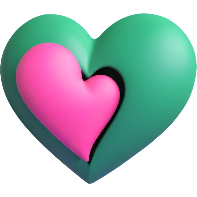 dark green heart emoji