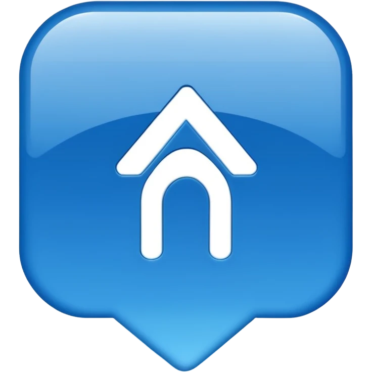 upload data icon for site navigation. emoji