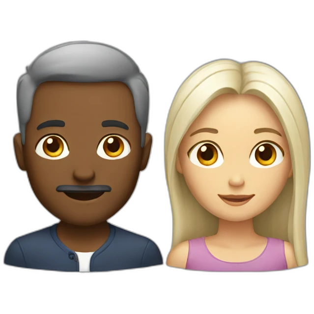 man and woman emoji