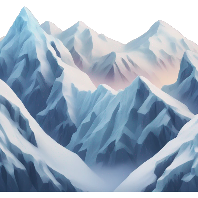 Frozen mountains  emoji