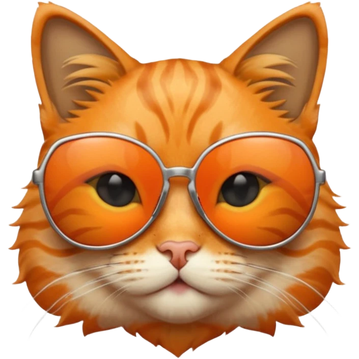 Cat wearing sunglasses emoji