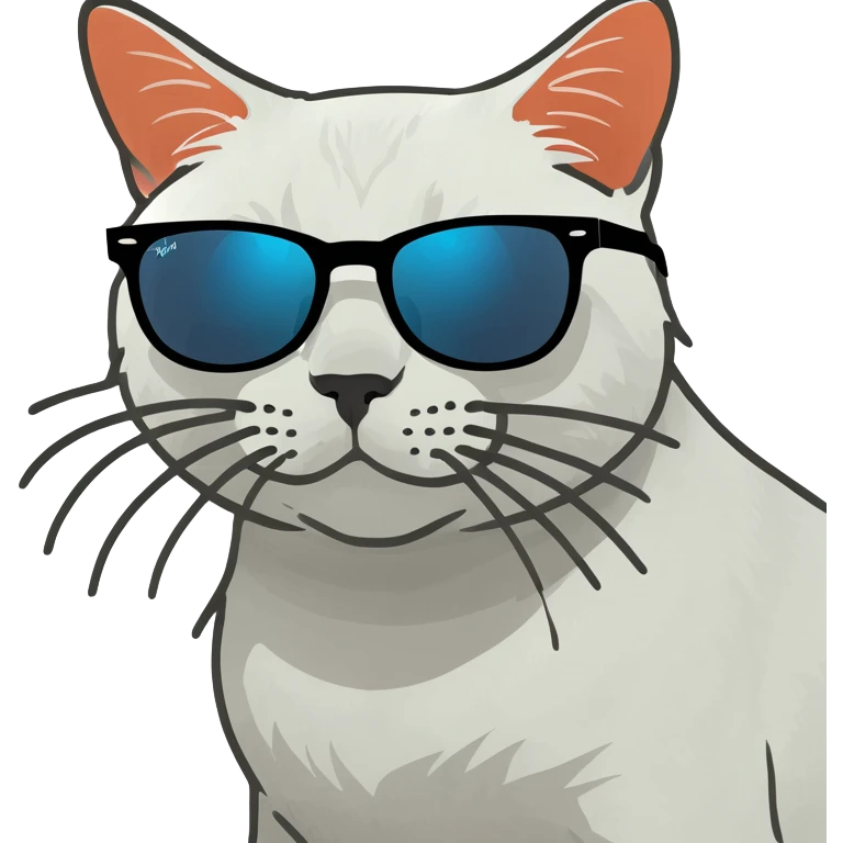 cat having blast emoji