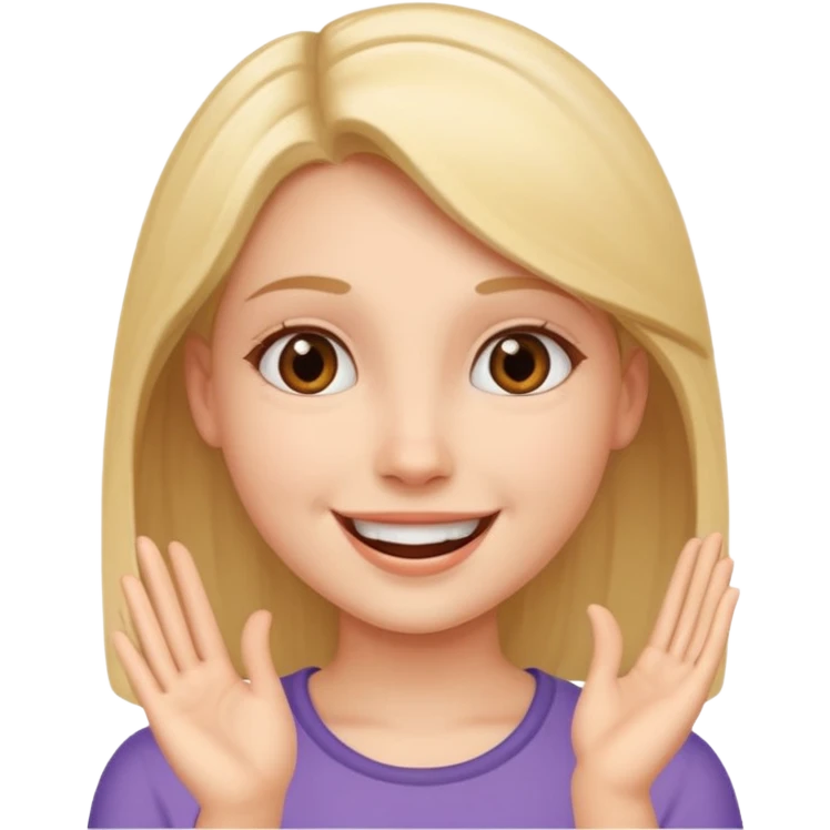 Девушка общается с подругой   emoji