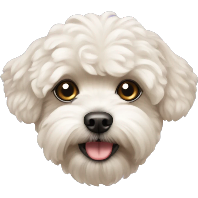 Maltipoo dog emoji