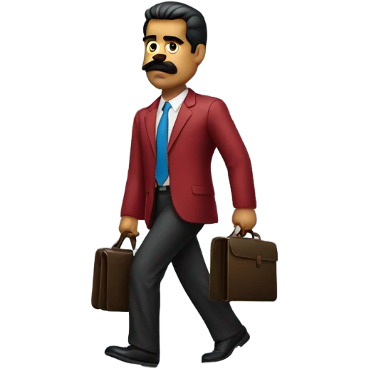 Maduro leaving Venezuela  emoji