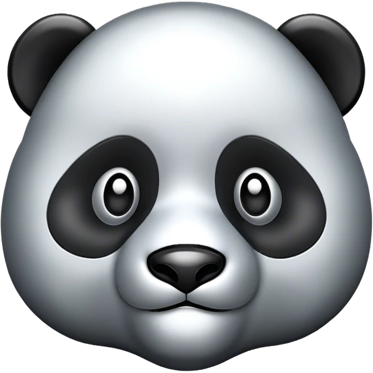 Heavy metal panda emoji