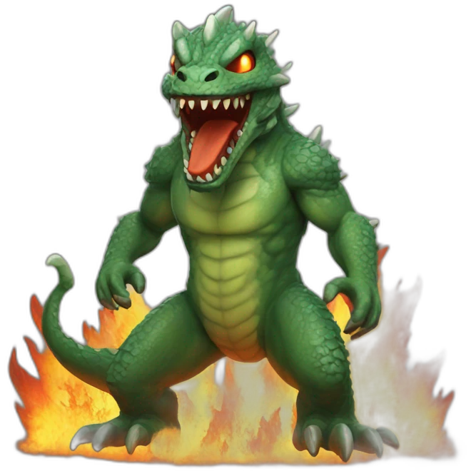 fire kaiju emoji