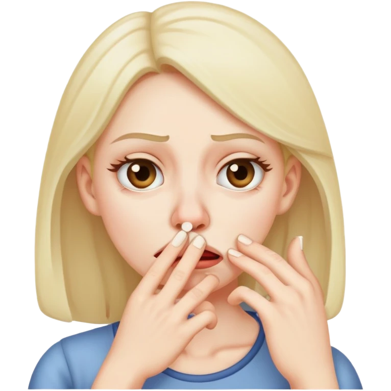 women fart stink emoji