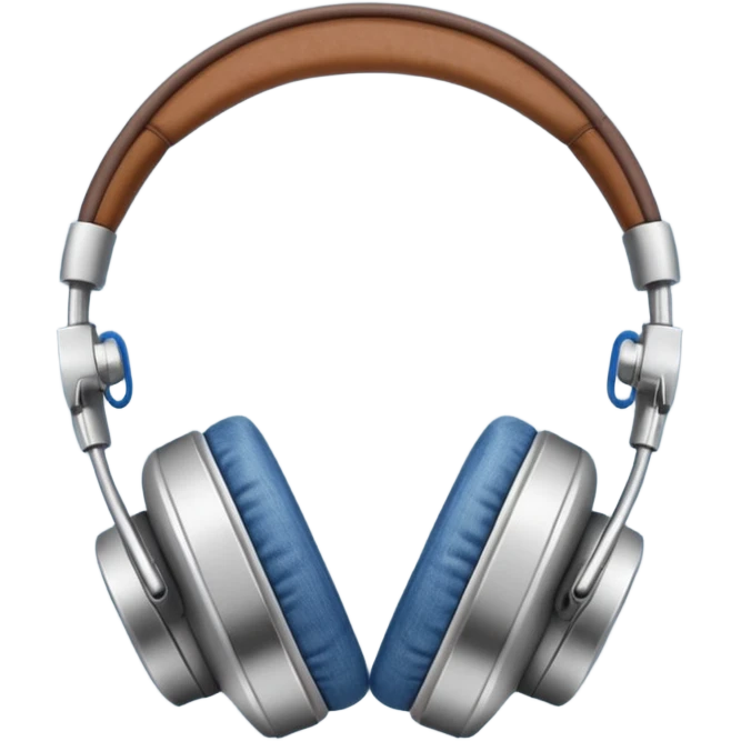 Brown and jeanse headphones beats minimalism no people emoji